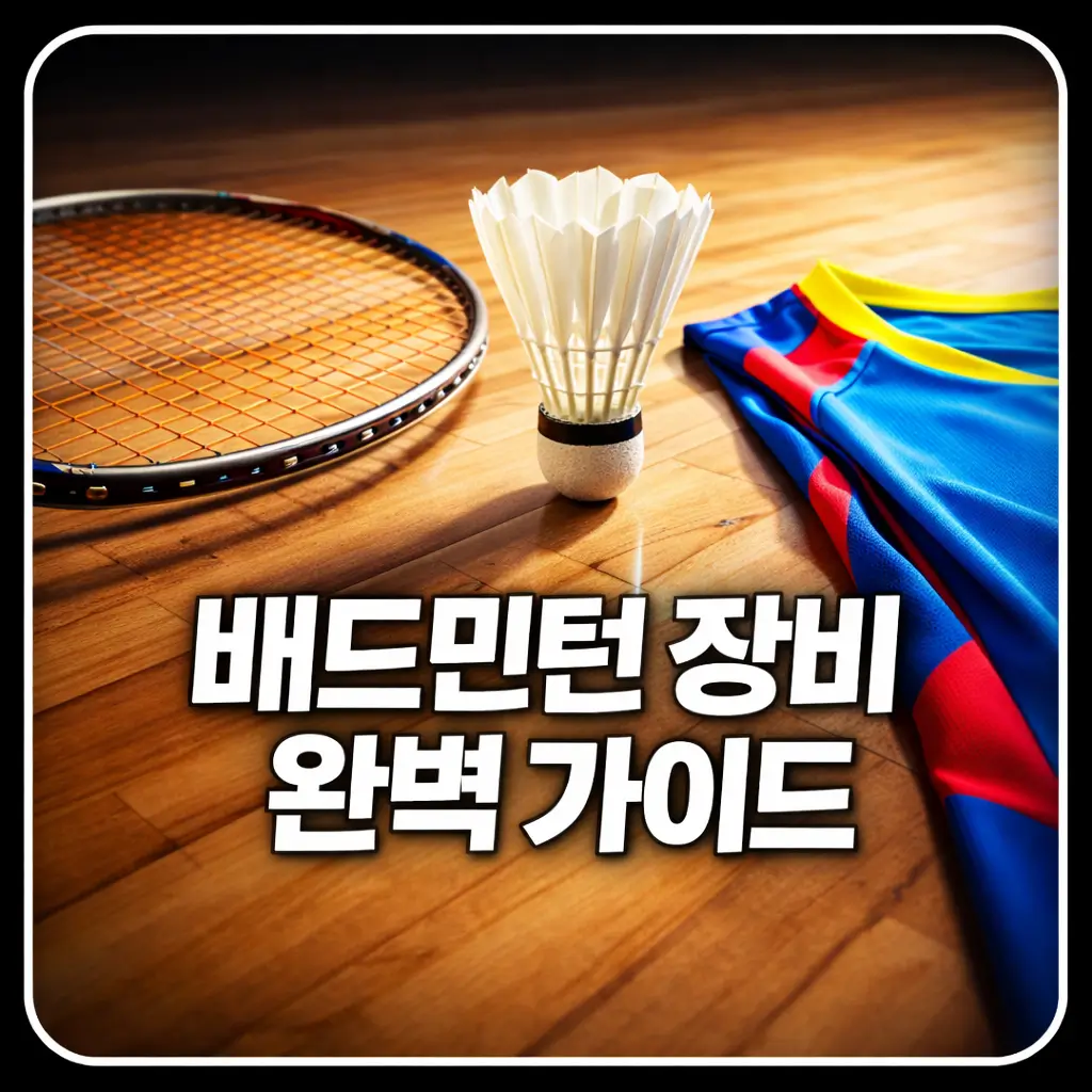 배드민턴 장비 가이드