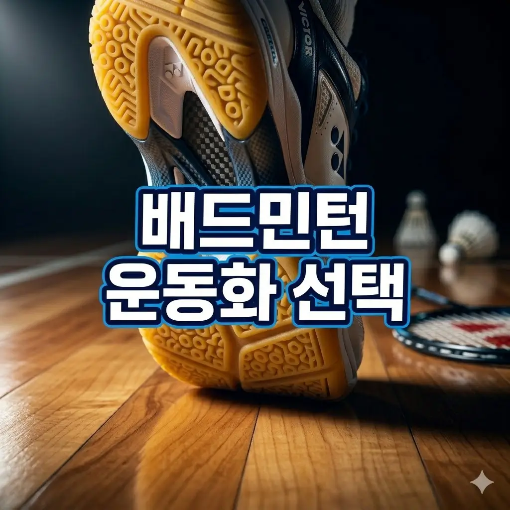 배드민턴화 안전성 - 접지력