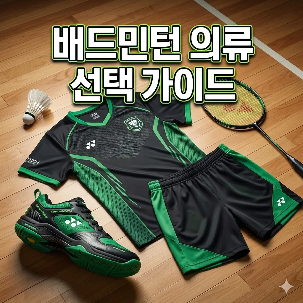 배드민턴 의류 - 흡습속건 기능성 소재의 과학적 분석