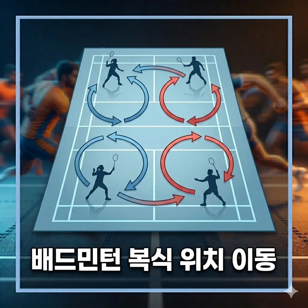 배드민턴 복식 전략 - 진화하는 포지션 전략